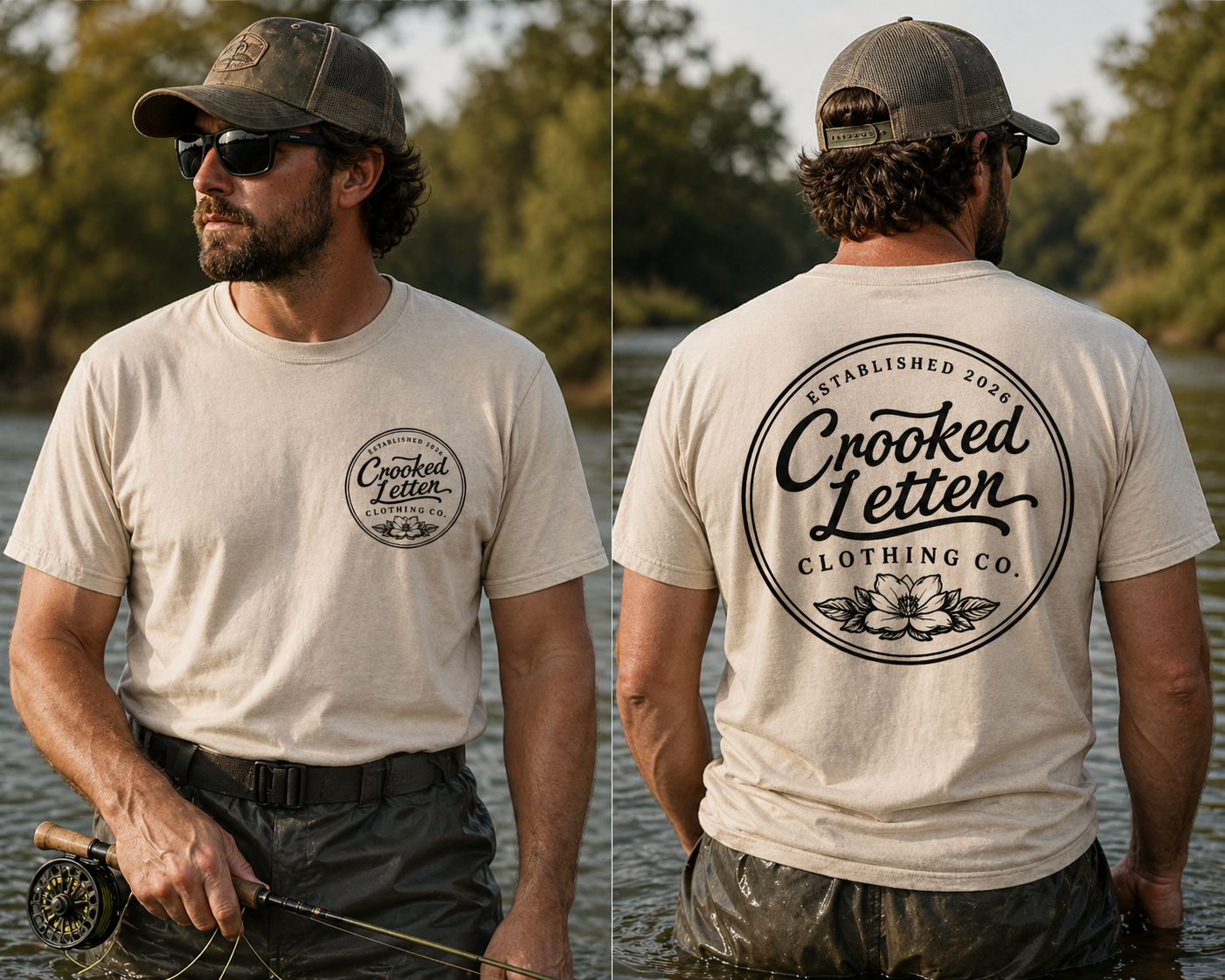 Simple Crooked Letter tee